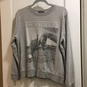 Forever21 Sweatshirt - Size L - Graphic Print